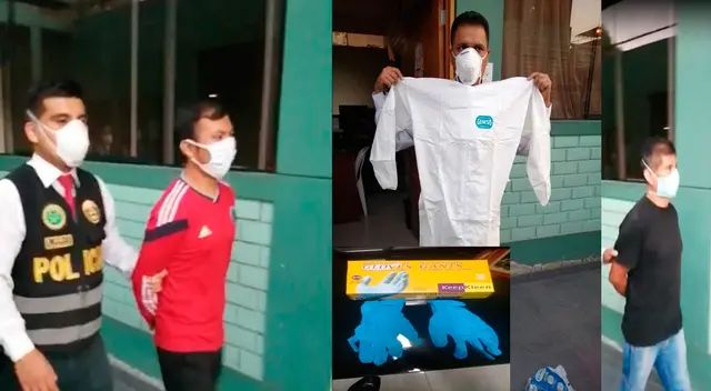 Los detenidos y la mercadería incautada Los detenidos y la mercadería incautada