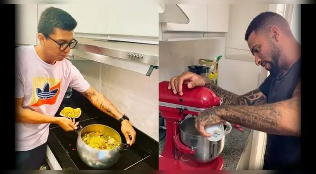 Los jugadores grones demostraron que también la conocen en la cocina.