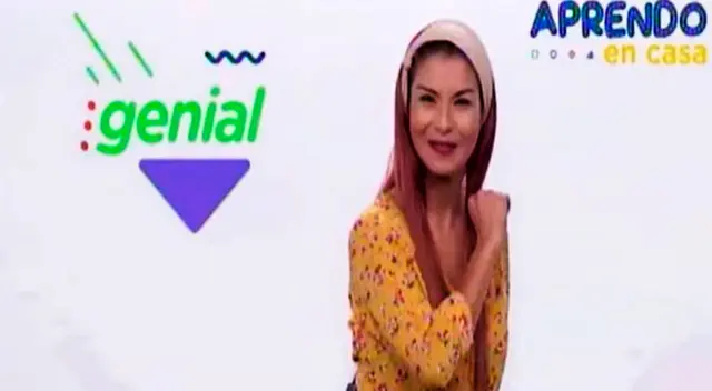 La actriz recibe malos comentarios sobre su conducción en Aprendo en casa.