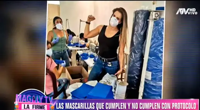 Programa de Magaly Medina pone en duda efectividad de las mascarillas. Programa de Magaly Medina pone en duda efectividad de las mascarillas.