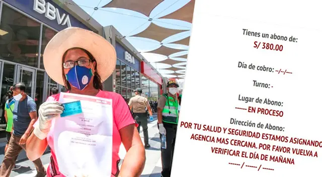 Consulta AQUÍ si accedes al bono de 380 soles.