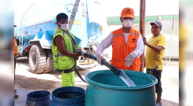 Abastecimiento de agua potable.