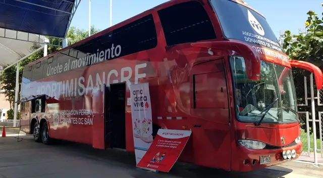 Donación de sangre en San Isidro.