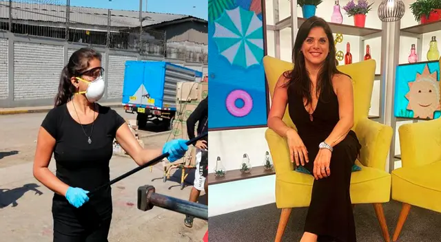 Giovanna Valcárcel hizo un enlace en vivo para Mujeres al mando.