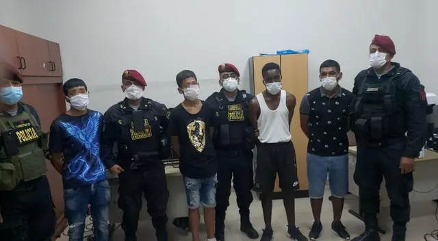 PNP desarticula banda de droga.