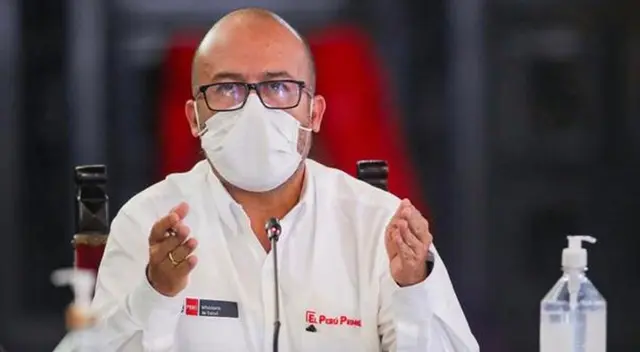 Víctor Zamora, ministro de Salud.