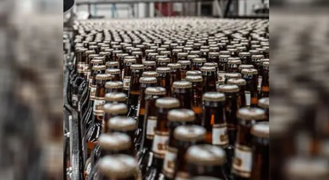 Cerveza en fábrica.