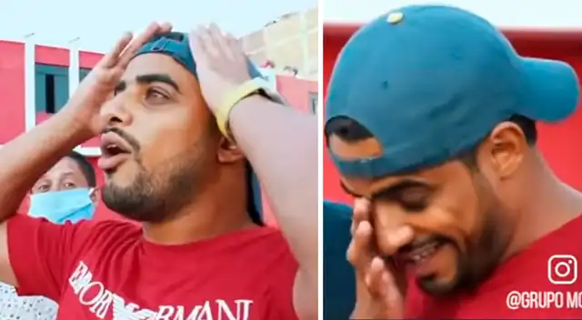 Yaqoob Mubarak no pudo contener las lágrimas de emoción y agradeció a su amigo.