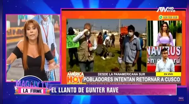 La conductora de ATV arremetió contra Ethel Pozo por polémica pregunta.