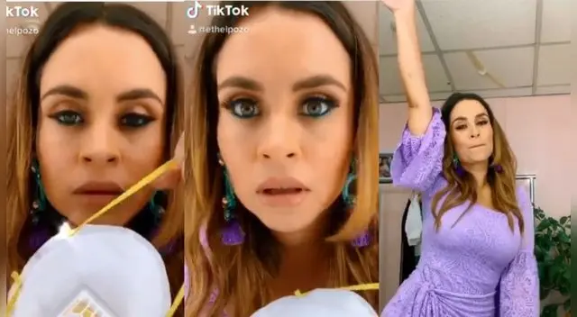 Ethel Pozo no desaprovechó el tiempo y compartió su cuenta de Tik Tok para que sus fans la sigan.