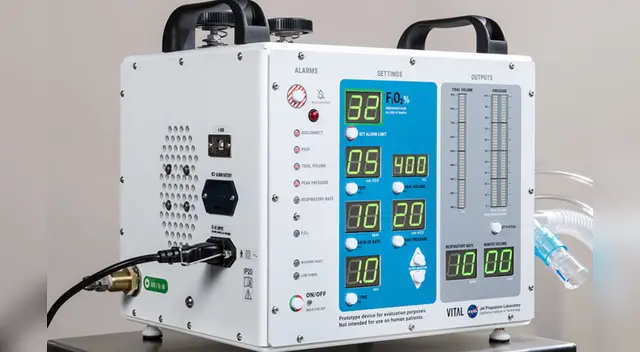 El ventilador mecánico VITAL tiene una duración de 3 a 4 meses. El ventilador mecánico VITAL tiene una duración de 3 a 4 meses.