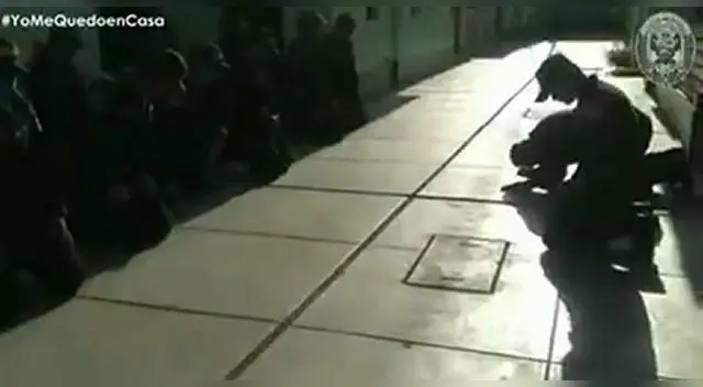 Policías piden a Dios no contiagiarse de coronavirus cuando estén cumpliendo su labor.