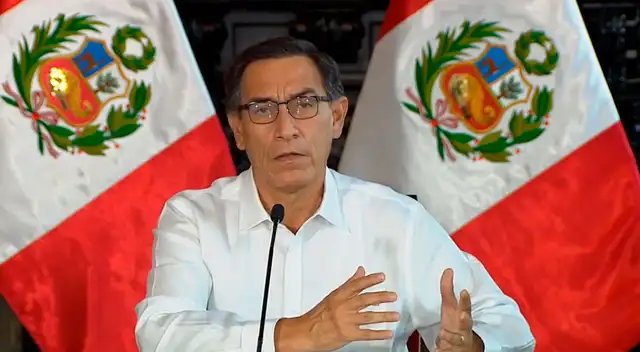 El presidente Martín Vizcarra El presidente Martín Vizcarra