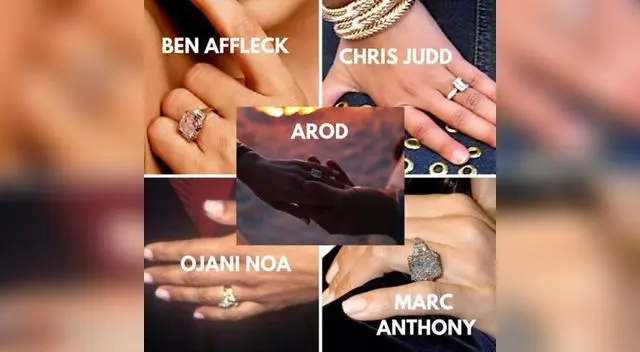 Jennifer López: cuánto valdrían en total los 5 anillos de compromiso que le han dado