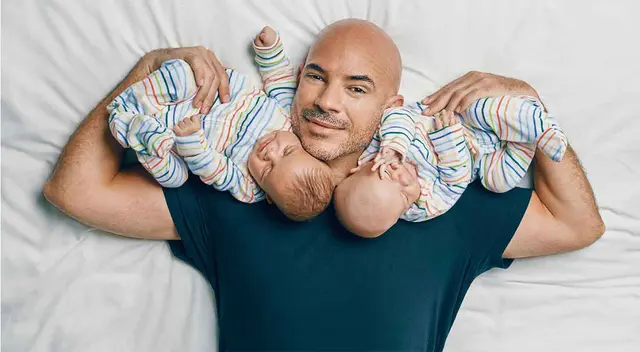 Ricardo Morán celebrar el primer añito de sus hijos. Ricardo Morán celebrar el primer añito de sus hijos.