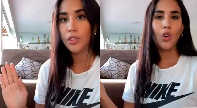 Melissa Paredes jura que no pidió ningún bono del Estado para ella.