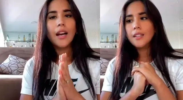 Melissa Paredes jura que no pidió ningún bono del Estado para ella.