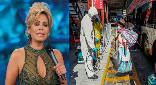 Gisela Valcárcel defiende a las personas que quieren regresar a sus regiones. Gisela Valcárcel defiende a las personas que quieren regresar a sus regiones.