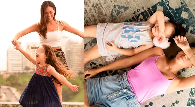 Jazmín Pinedo disfruta los momentos que pasa junto a su hija. Jazmín Pinedo disfruta los momentos que pasa junto a su hija.