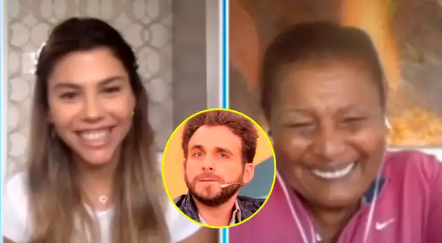 Alondra García Miró y Doña Peta se tienen un gran cariño.