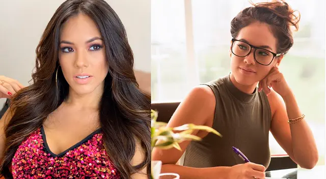 Jazmín Pinedo recuerda cuando era pequeña.