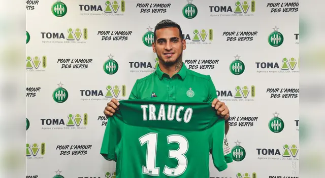 Miguel Trauco no tuvo grandes actuaciones en el Saint Étienne