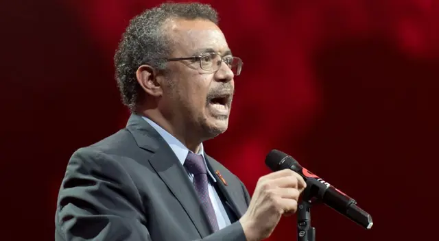 El director de la OMS, Tedros Adhanom Ghebreyesus.