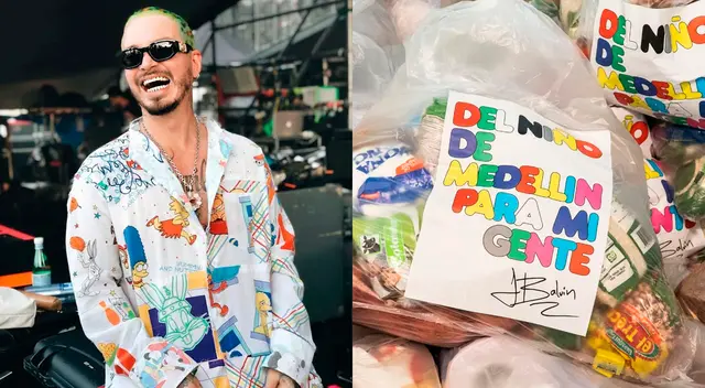 J Balvin envía 20 mil despensas a familias de Medellín por coronavirus