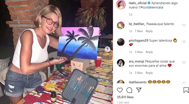 Itatí Cantoral en Instagram: sorprende como Itatí Cantoral en Instagram: sorprende como