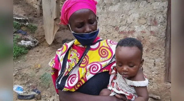 Peninah Bahati Kitsao perdió su trabajo por la cuarentena a causa del coronavirus y no puede conseguir otro empleo.