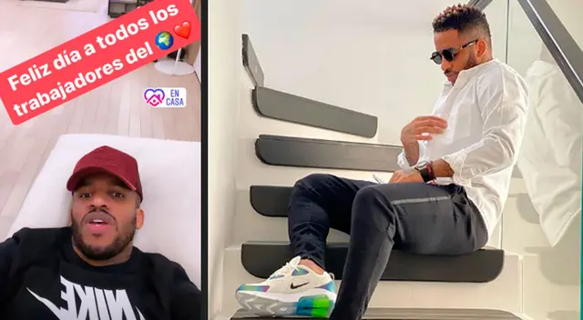Jefferson Farfán envía saludos por el día del trabajador.