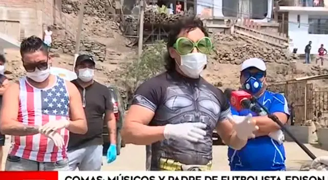 Los señores se unieron para ayudar a las familias vulnerables de Comas. Los señores se unieron para ayudar a las familias vulnerables de Comas.