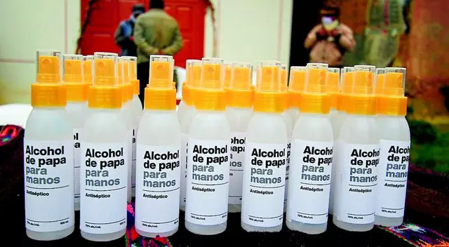 Alcohol de papa. Alcohol de papa.