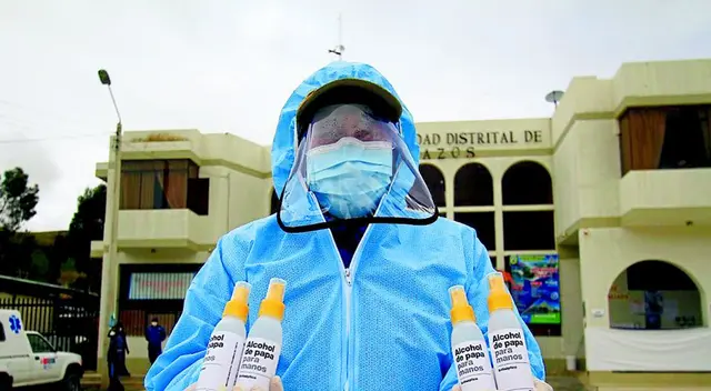 Alcohol de papa. Alcohol de papa.