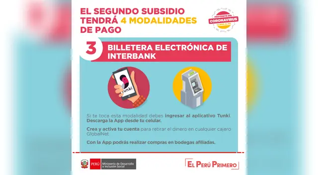 Segundo bono de 380 soles tiene nuevas modalidades de pago Segundo bono de 380 soles tiene nuevas modalidades de pago