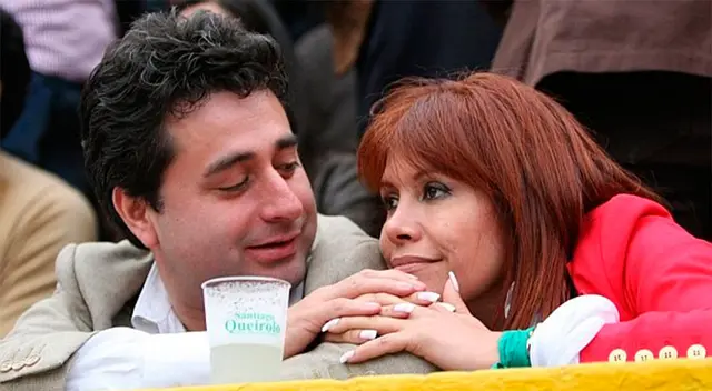 Magaly Medina le dedica romántico saludo a su esposo por su cumpleaños.