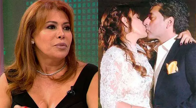 Magaly Medina le dedica romántico saludo a su esposo por su cumpleaños.
