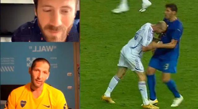 Materazzi, además de lucir la camiseta de Boca Juniors, reabrió el polémico suceso con Zidane. Materazzi, además de lucir la camiseta de Boca Juniors, reabrió el polémico suceso con Zidane.
