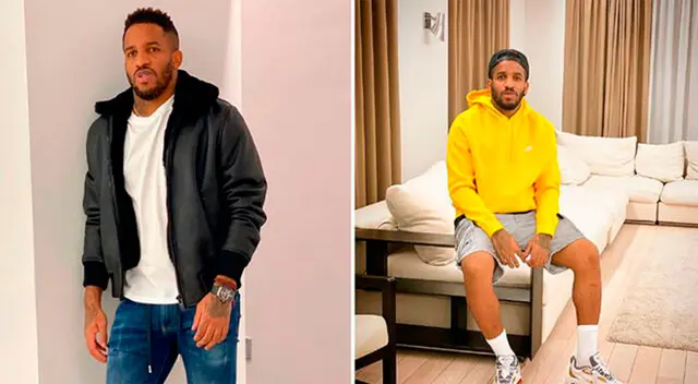 Jefferson Farfán muestra la lujosa piscina. Jefferson Farfán muestra la lujosa piscina.