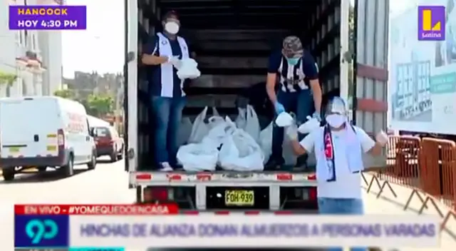 Hinchas blanquiazules se sumaron a la lucha contra el coronavirus. Hinchas blanquiazules se sumaron a la lucha contra el coronavirus.