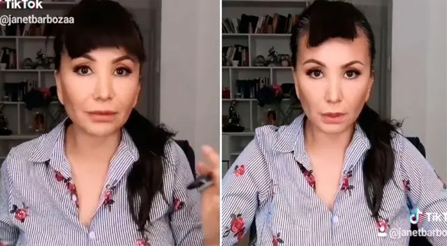 Ex trabajadora de Janet Barboza afirman que utiliza extensiones. Ex trabajadora de Janet Barboza afirman que utiliza extensiones.