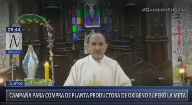 El sacerdote Raymundo Portelli vía redes sociales pidió la colaboración de la gente para alcanzar el objetivo de comprar una planta de oxígeno. El sacerdote Raymundo Portelli vía redes sociales pidió la colaboración de la gente para alcanzar el objetivo de comprar una planta de oxígeno.