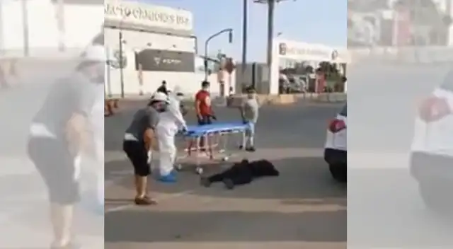 Policía con posible caso de COVID-19.