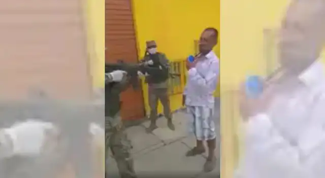 Sujeto en Mala no quiso ponerse la mascarilla.
