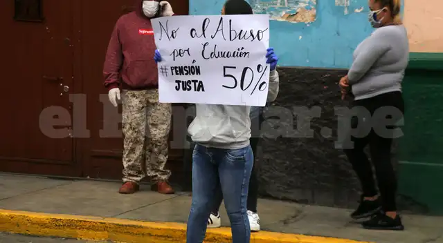 Los padres de familia aseguran que ya pagaron por adelantado el mes de marzo, pero igual, desean la exoneración para poder sostenerse económicamente mientras dure la cuarentena.