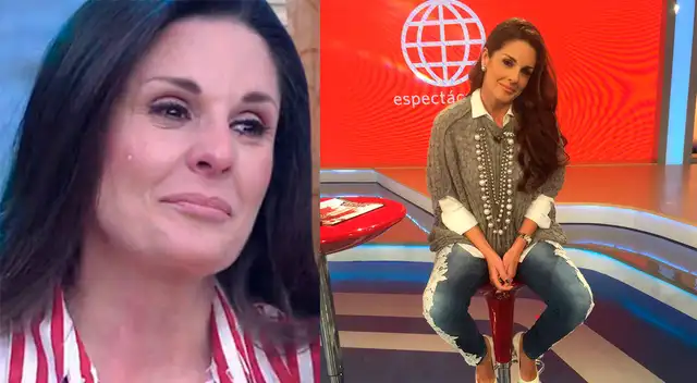 Rebeca Escribens se quiebra en vivo.