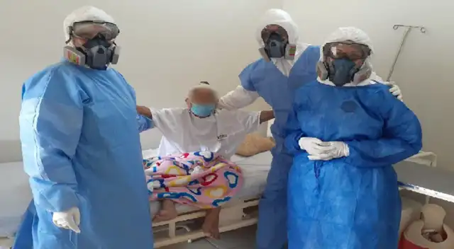 Mujer de 90 años logró vencer al coronavirus.