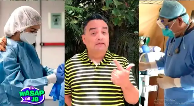 Jorge Benavides comparte emotivo video para los héroes de la cuarentena.