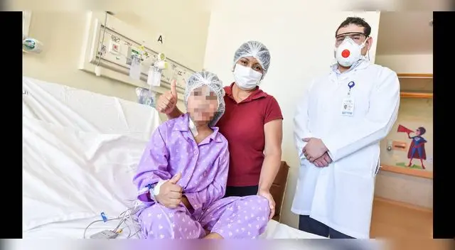 Niña fue operada con éxito