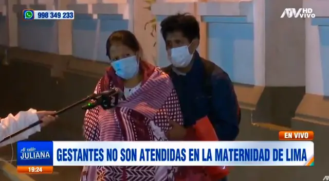 Una de las madres de familia, denuncia que horas antes botaron a 8 mujeres embarazadas pese a estar expuestas al COVID-19.